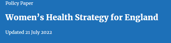 Women’s health strategy published