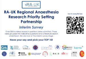 Regional Anaesthesia Research flyer