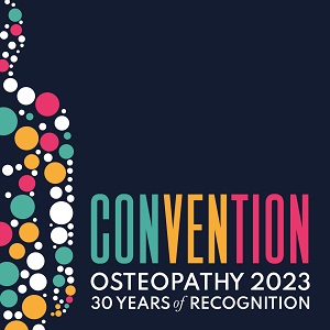 Convention Osteopathy 2023: 30 years of recognition