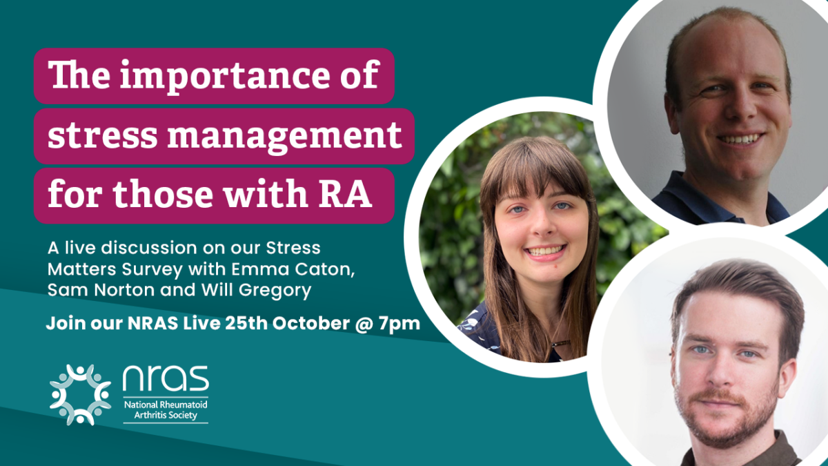 NRAS Live: Importance of stress management for those with RA
