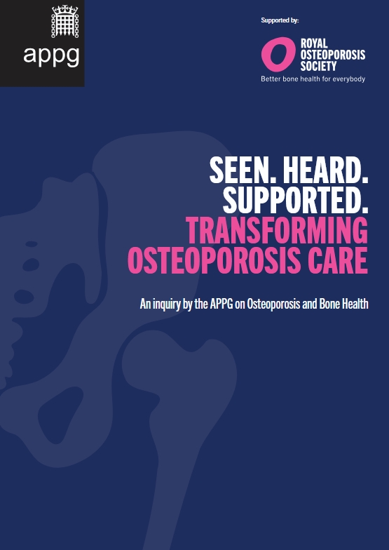 New report from the APPG on Osteoporosis and Bone Health