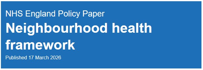 ARMA Welcomes the Neighbourhood health framework
